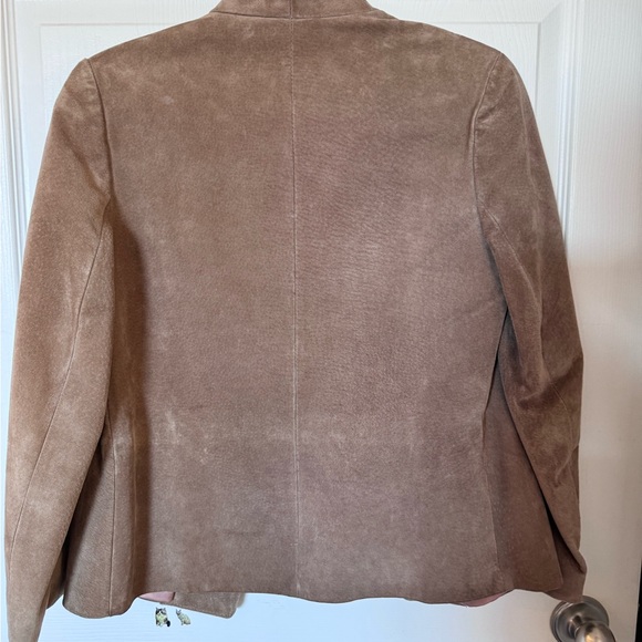 Light Brown Suede Blazer Vintage Small Excellent Condition - Picture 7 of 7